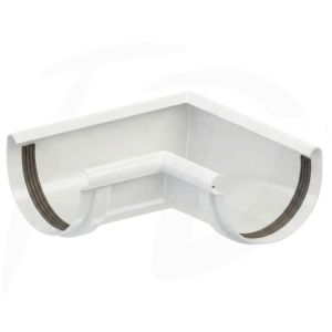 Narożnik wewnętrzny 90° PVC ⌀ 130 firmy KROP kolor biały